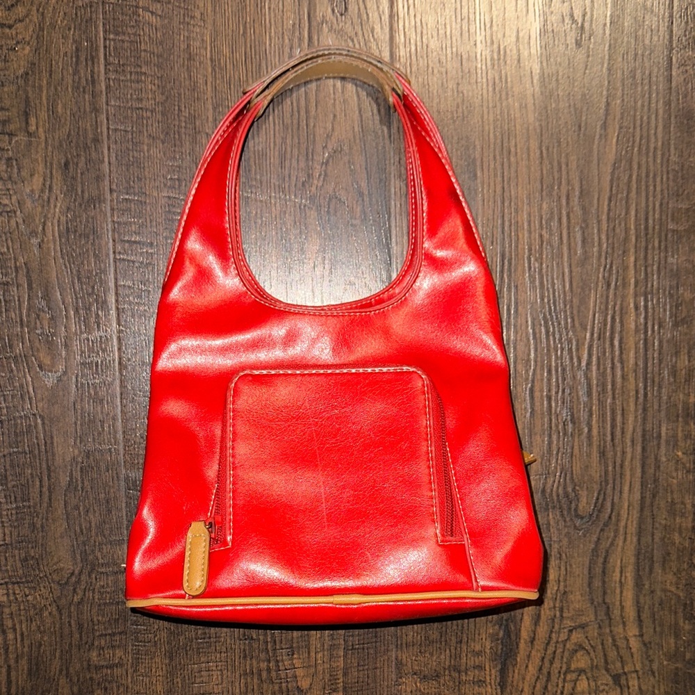 Nine West Mini Red Leather Women's purse - Picture 1 of 8
